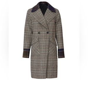 Glen Plaid Coat - NVLT